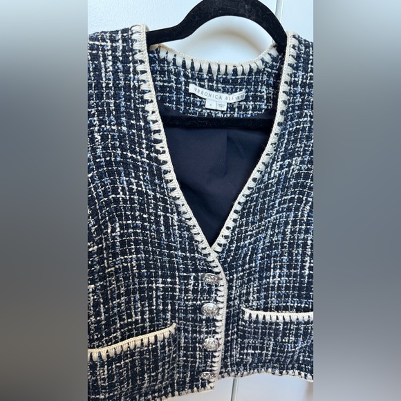Veronica Beard Bosea cotton-blend tweed jacket-LIKE NEW CONDITION - Picture 10 of 16